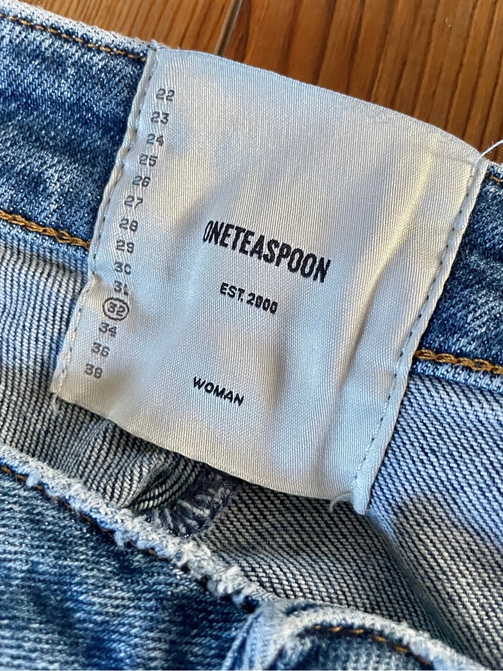 One Teaspoon High-Waist Skinny Jean — "Preachers", Yoke Detail - Picture 7 of 10